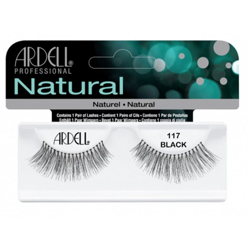 ardell natural lashes black #117