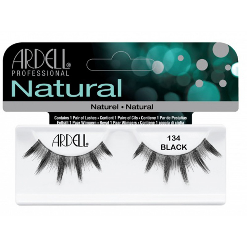 ardell natural lashes black #134