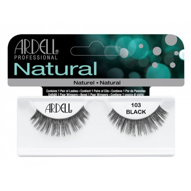 ardell natural lashes black #103