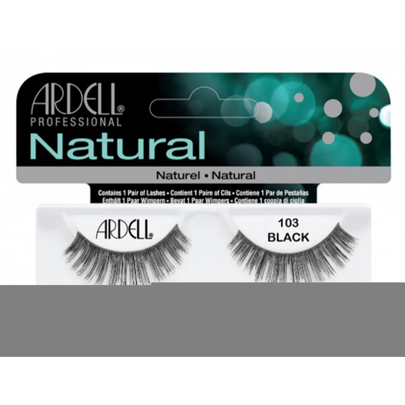 ardell natural lashes black #103