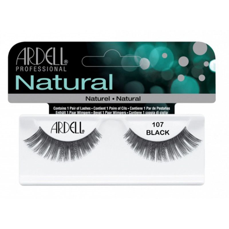 ardell natural lashes black #107