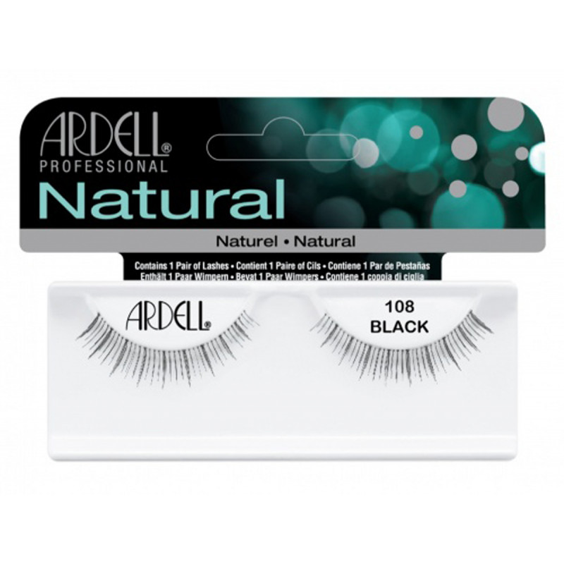 ardell natural lashes black #108