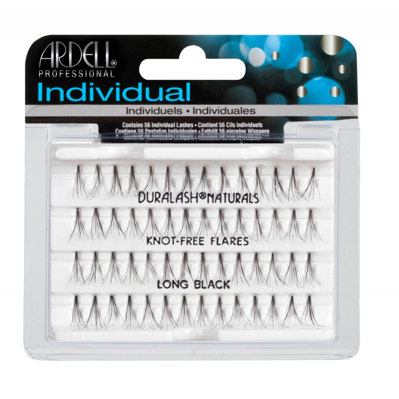 ardell individual lashes long black knot free