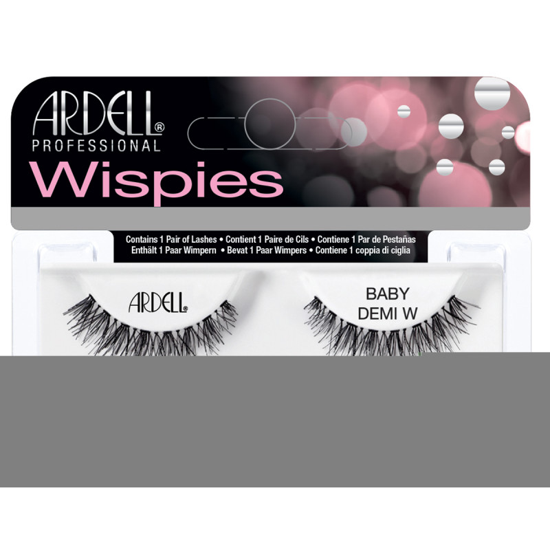 ardell natural lashes baby demi wispies black