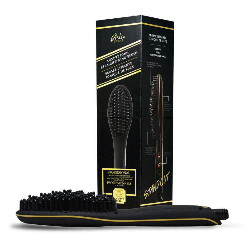 aria luxury ionic straightening brush