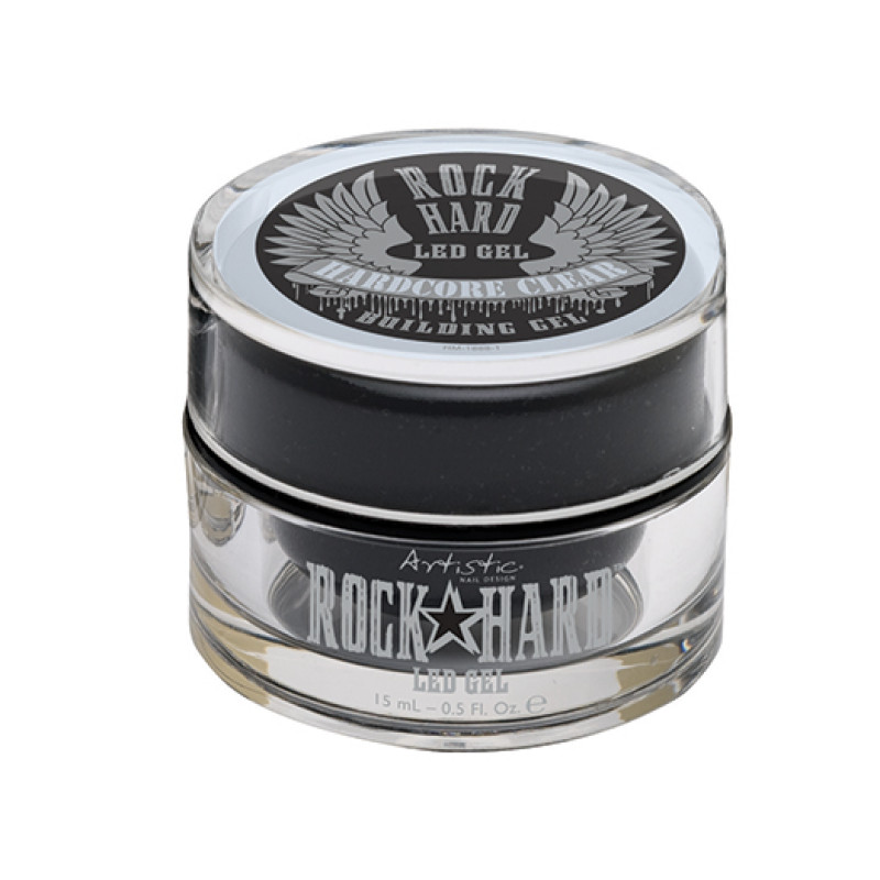 artistic rock hard hardcore clear building gel .5oz