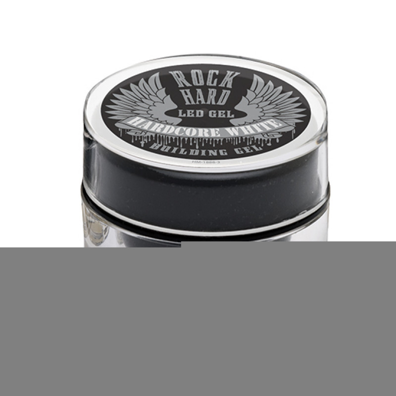 artistic rock hard hardcore white building gel .5oz