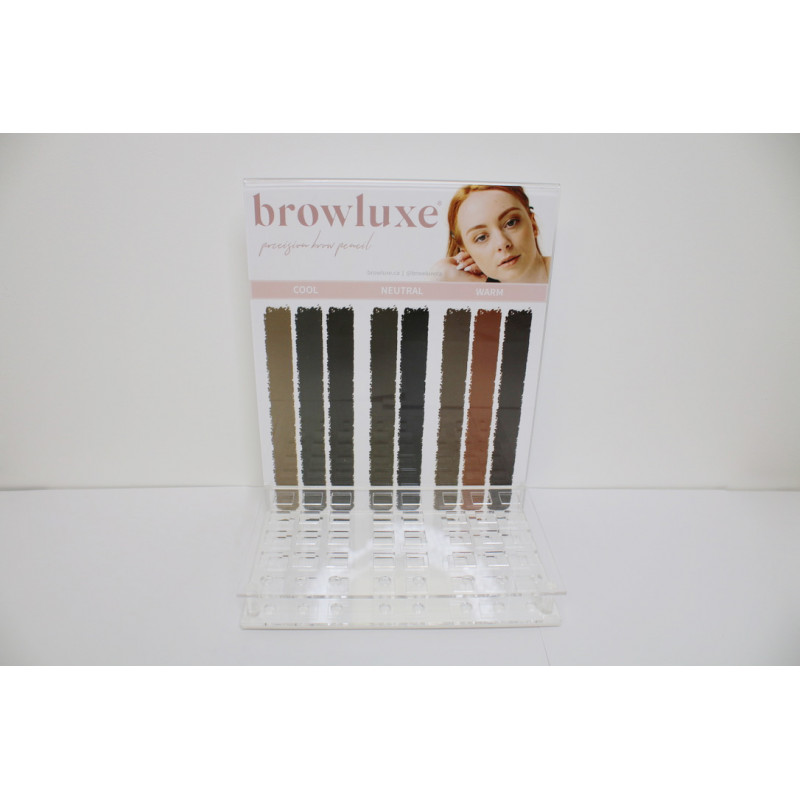 browluxe luxe acrylic custom display (empty)