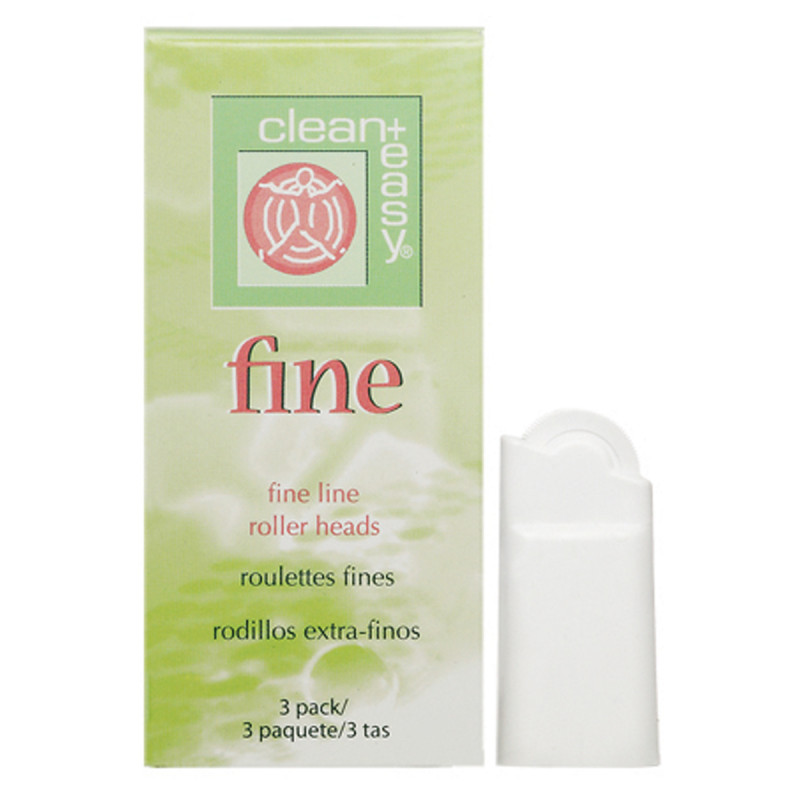 clean & easy fine line roller heads 3-pack