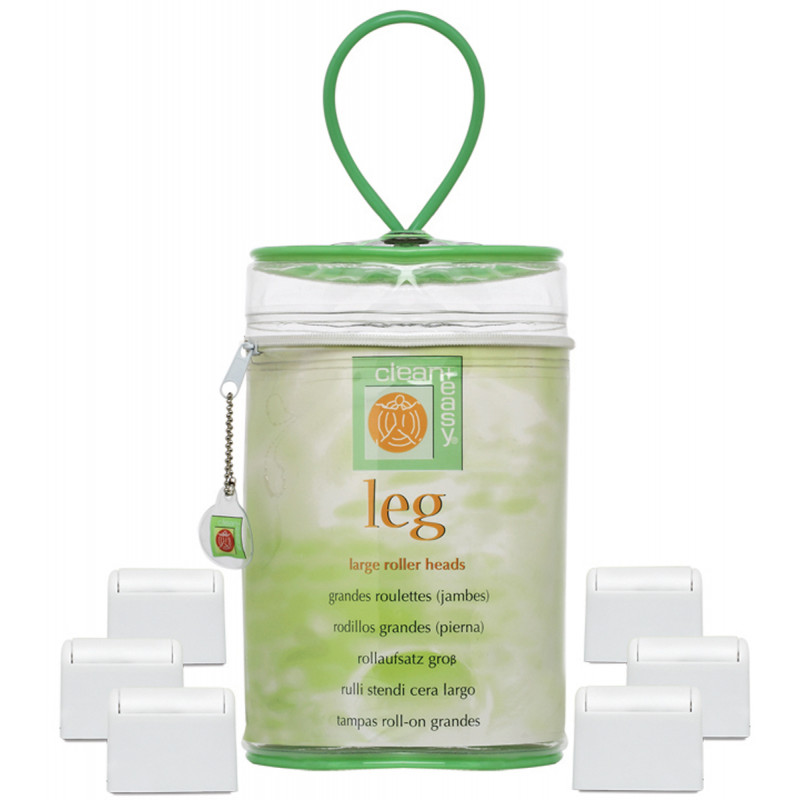 clean & easy large (leg) roller heads 24-pack