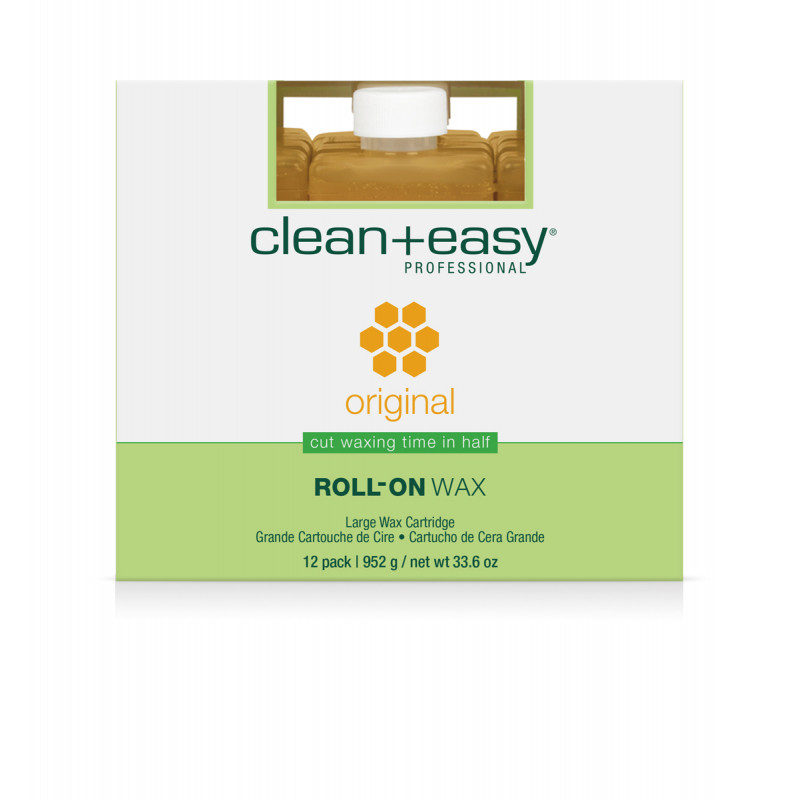 clean & easy large original wax refill - 12 pack