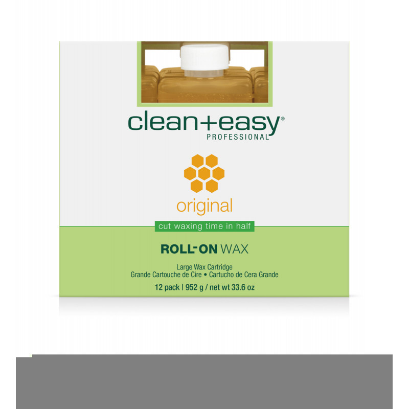 clean & easy large original wax refill - 12 pack