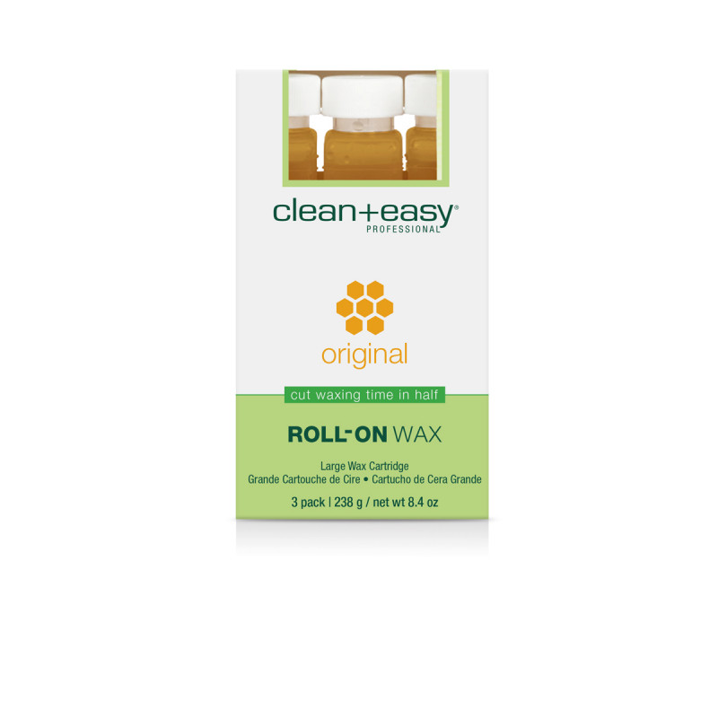 clean & easy large original wax refill - 3 pack