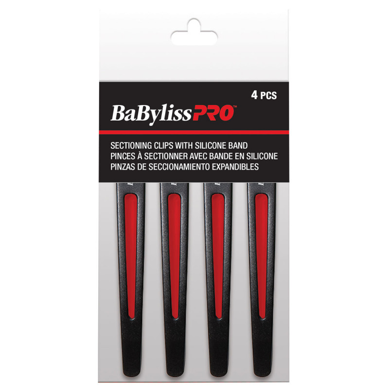 babylisspro sectioning clips with silicone band # bespro60ucc