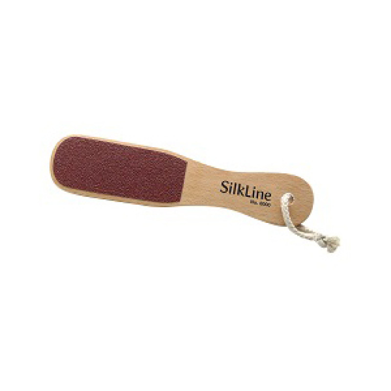silkline professional “wet/dry” foot file with wood handle # 8000nc