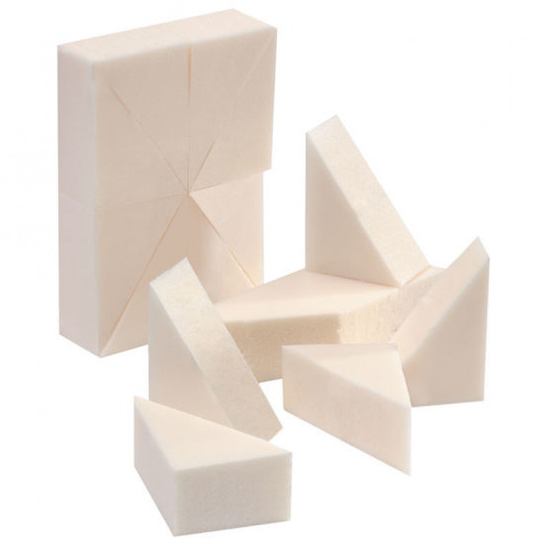 silkline foam make-up wedges 24pc # sl24wedgec