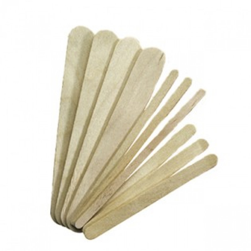 silkline large wood applicators 100pc