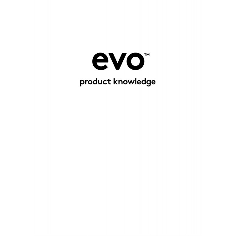 evo product knowledge book