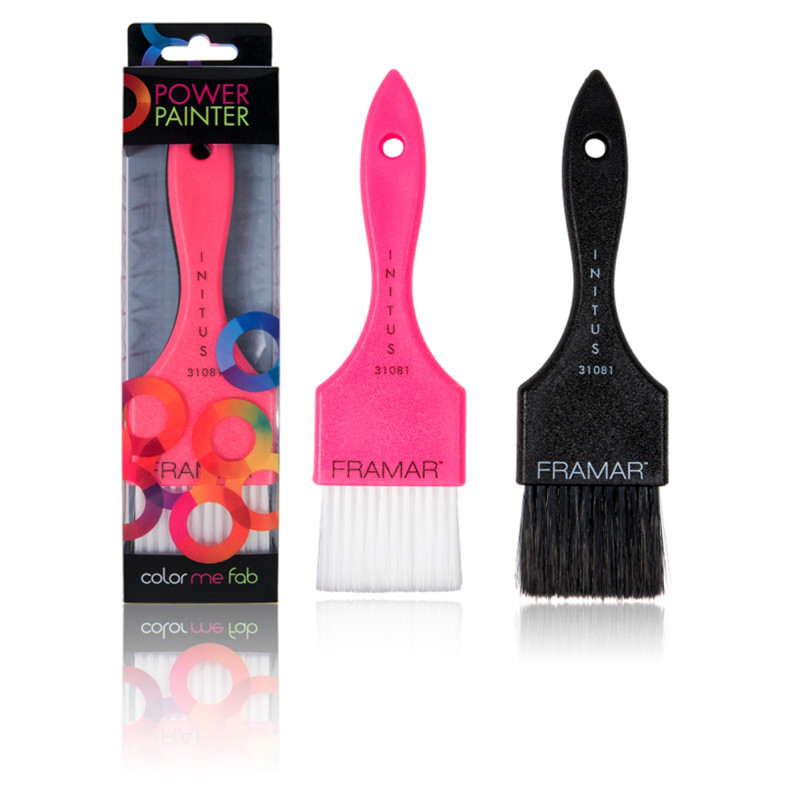framar power painter hair coloring tint brush - 2pc