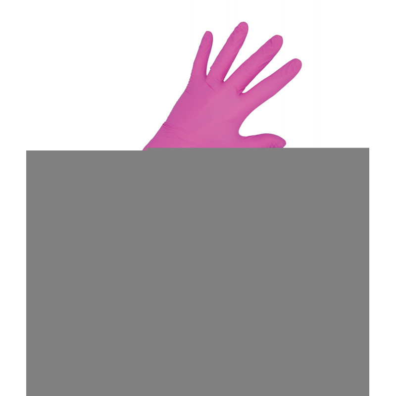 framar pink paws nitrile gloves - 100pc small