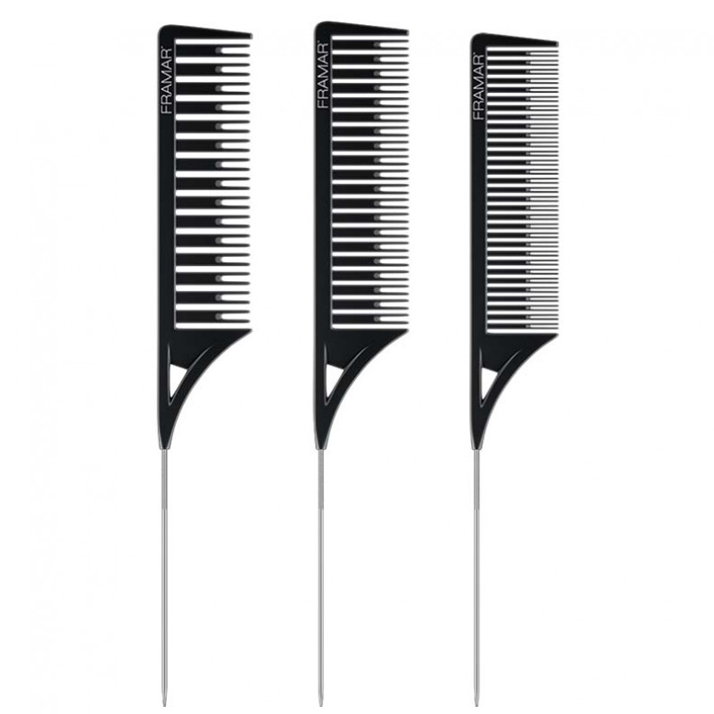 framar dreamweaver black comb 3pc set