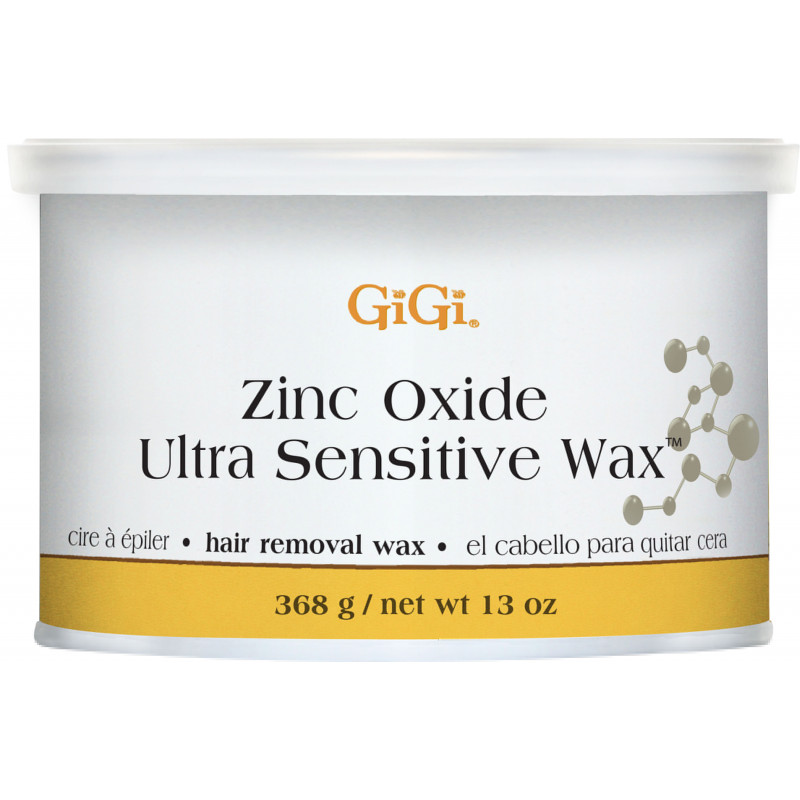 gigi zinc oxide ultra sensitive wax 13oz