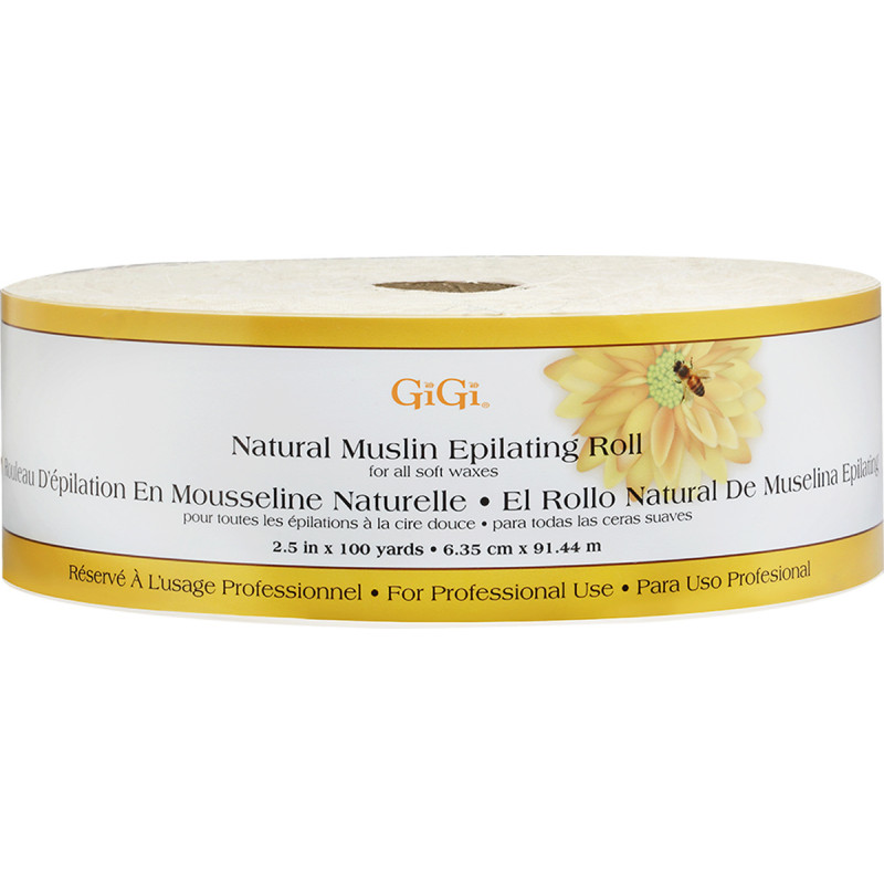 gigi natural muslin epilating roll 2.5