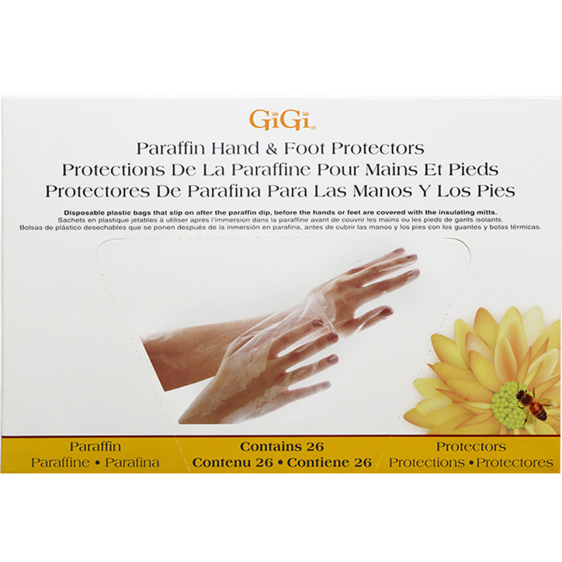gigi paraffin hand & foot protectors 26 count