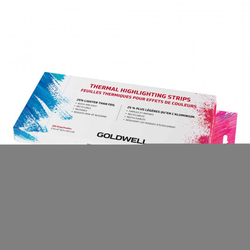 goldwell thermal hl strips blue short 200pk