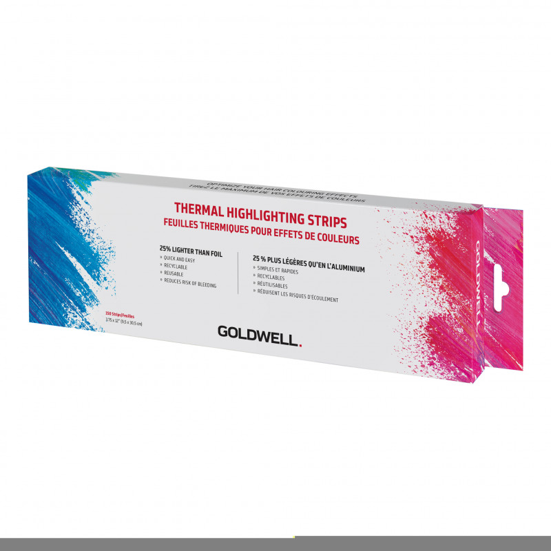 goldwell thermal hl strips white long 150pk