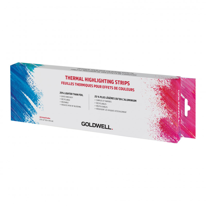 goldwell thermal hl strips white long 150pk