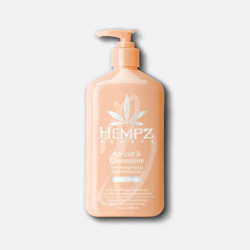 hempz apricot & clementine smoothing herbal body moisturizer 17oz