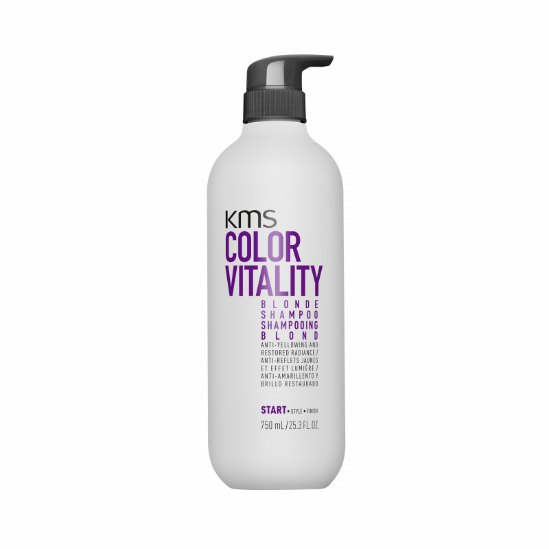 kms colorvitality blonde shampoo 750ml