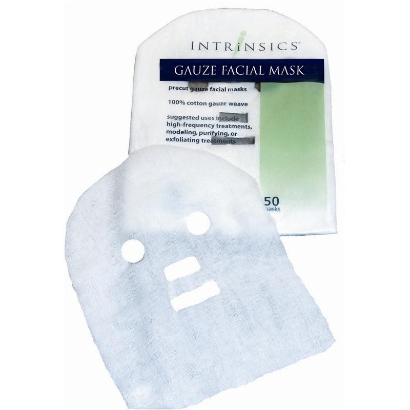 intrinsics gauze facial masks 50pc # 16759