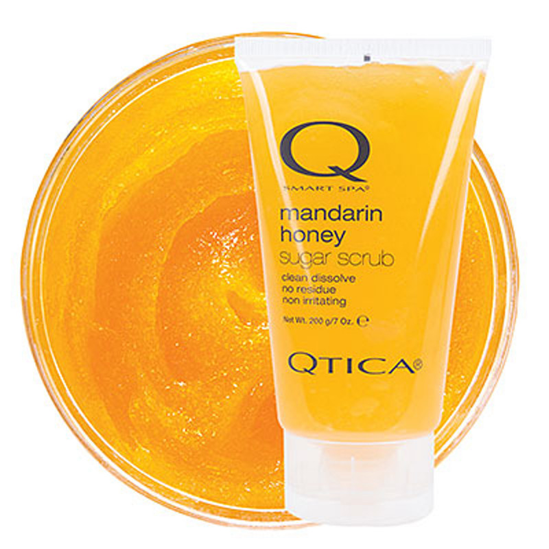 qtica smart spa mandarin honey sugar scrub 7oz
