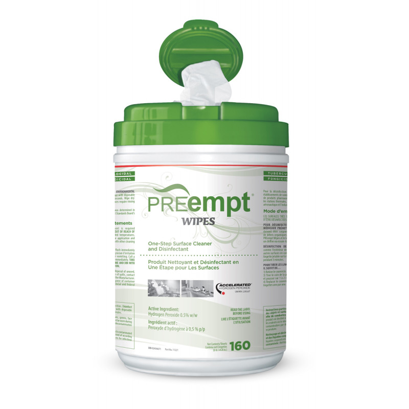 preempt rtu wipes 160 per tub