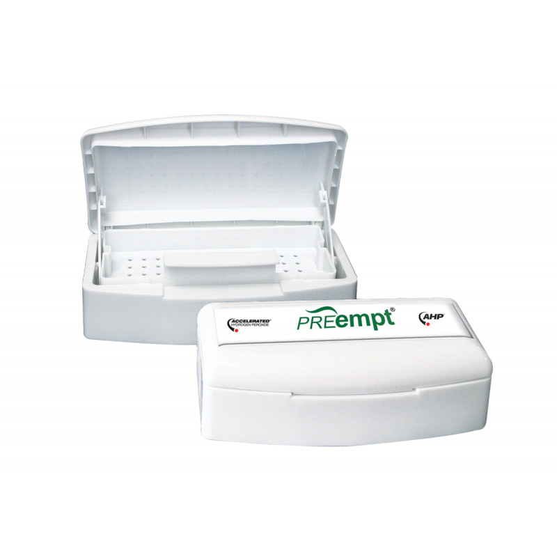 preempt sanitizing tray