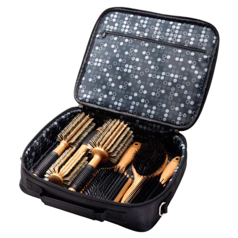 sam villa signature series deluxe 6 piece brush set with case #40006