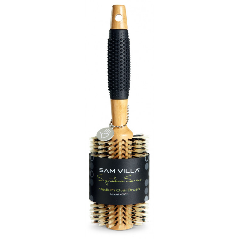 sam villa signature series medium oval brush #40011