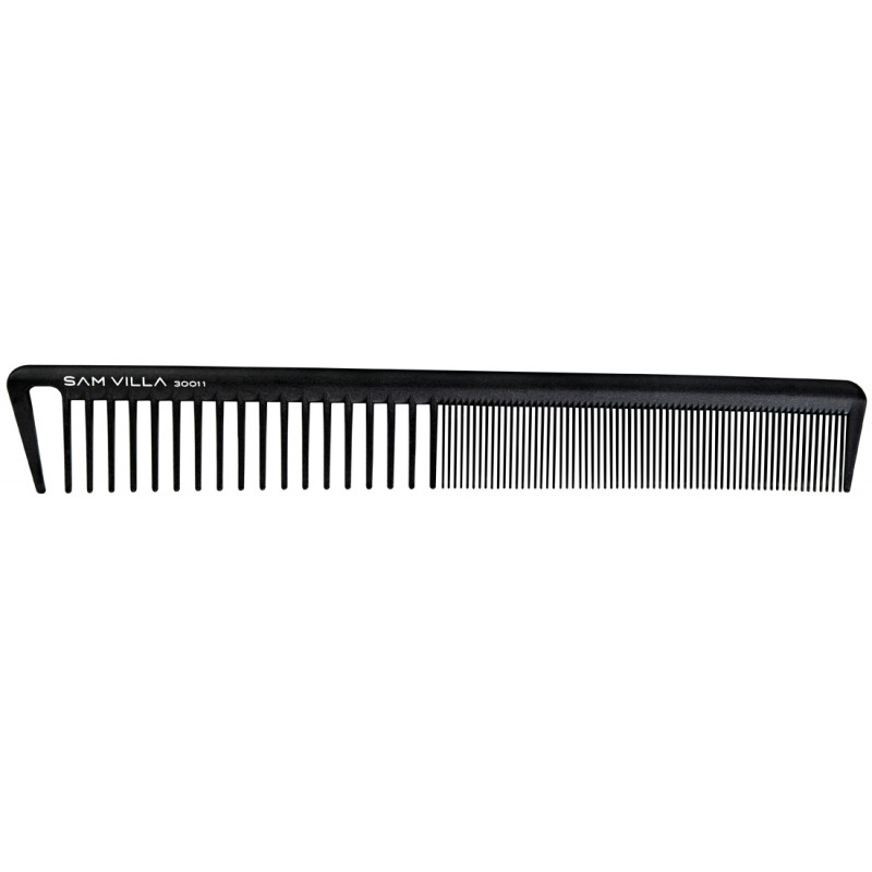 sam villa signature series short cutting comb black #30011