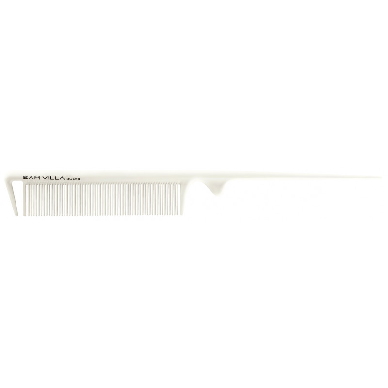 sam villa signature series tail comb ivory #30014