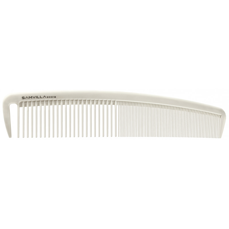 sam villa signature series wide cutting comb ivory #30016