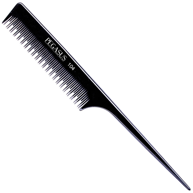 pegasus hard rubber pin tail comb # peg104c