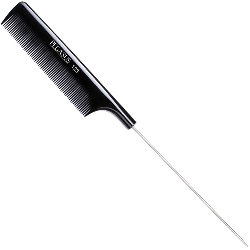 pegasus hard rubber pin tail comb # peg123c