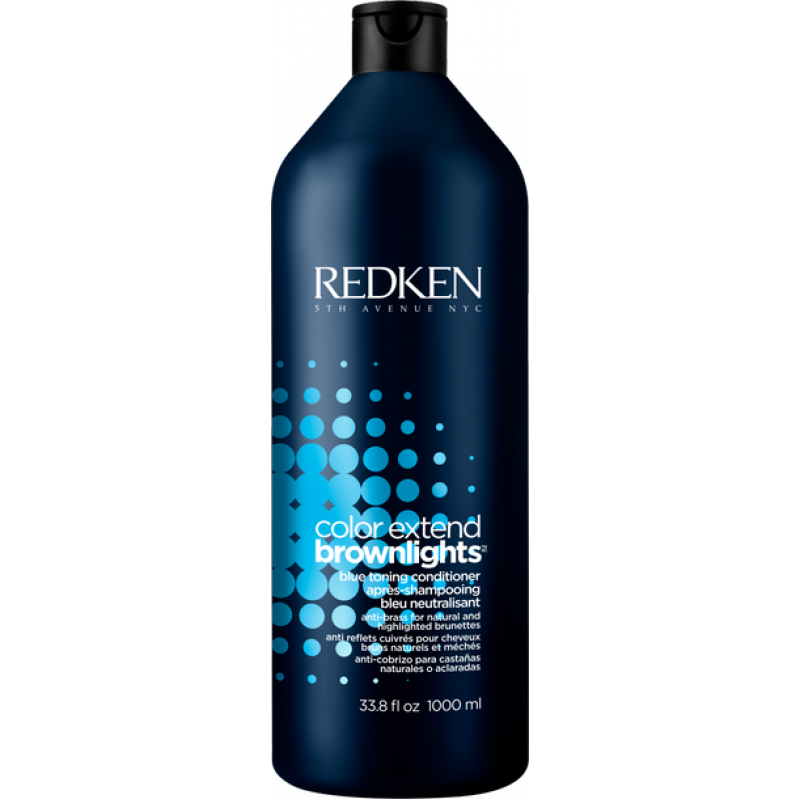 redken color extend brownlights sulfate-free blue conditoner litre