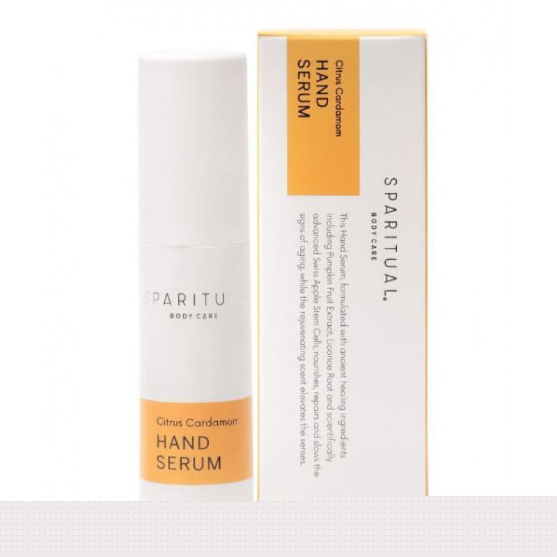 sparitual citrus cardamom hand serum 1oz