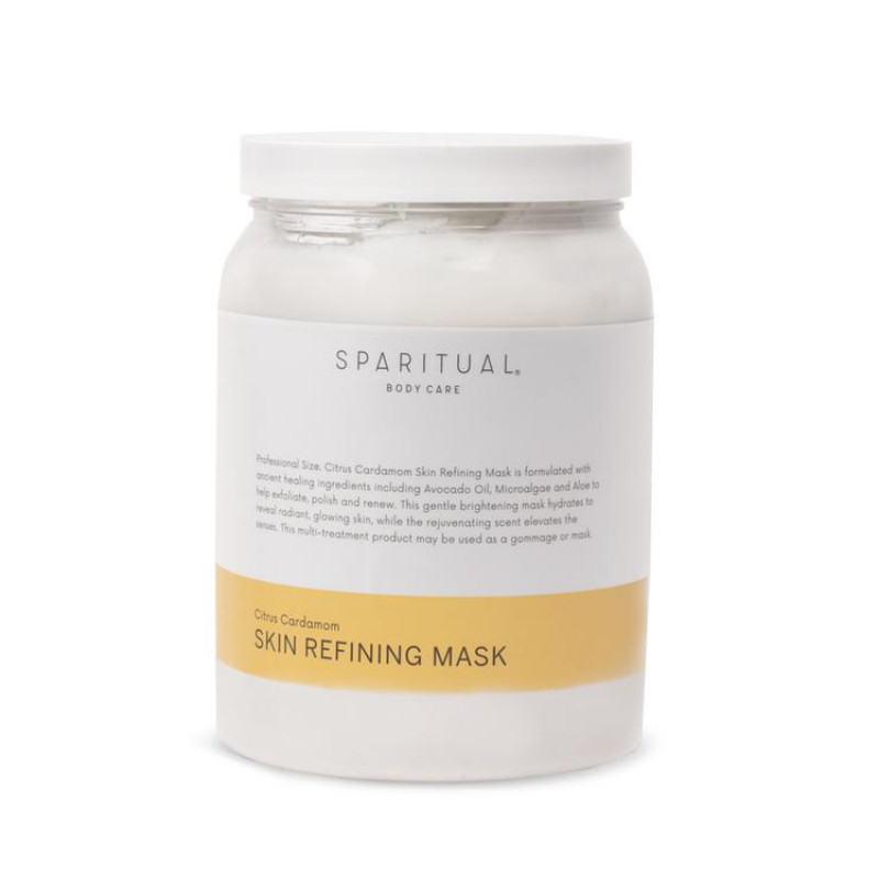 sparitual citrus cardamom skin refining mask 59oz