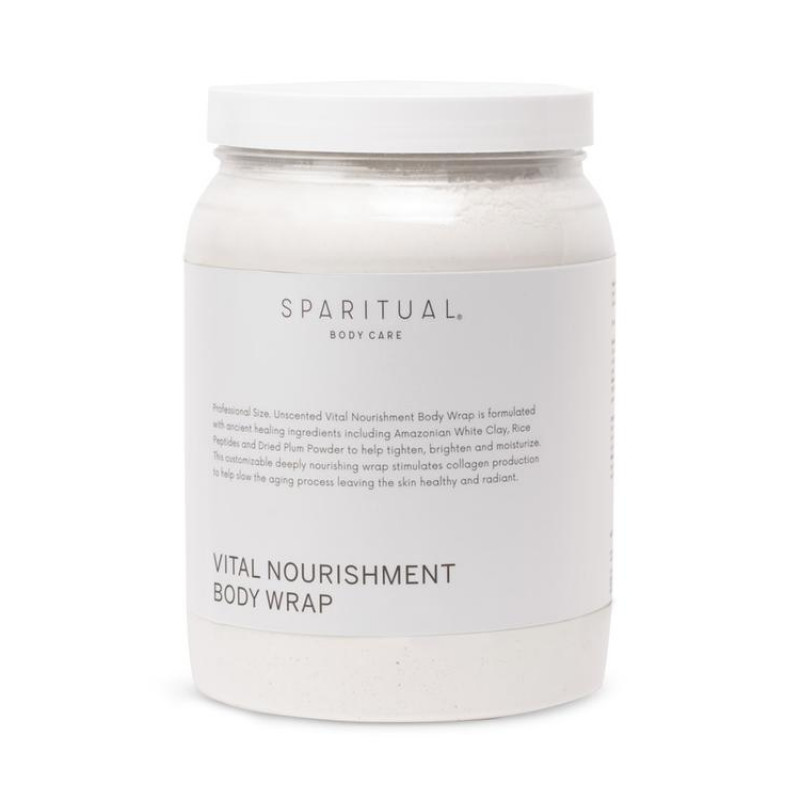 sparitual unscented vital nourishment body wrap 35oz