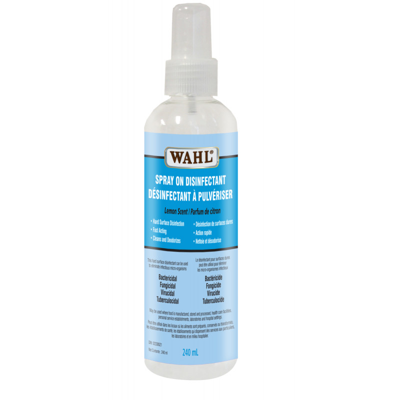 wahl spray on disinfectant 240ml #53325