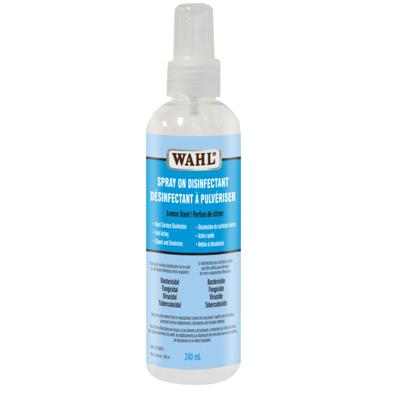 wahl spray on disinfectan..